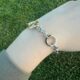 Dual Loop Gold-Silver Çelik Bileklik