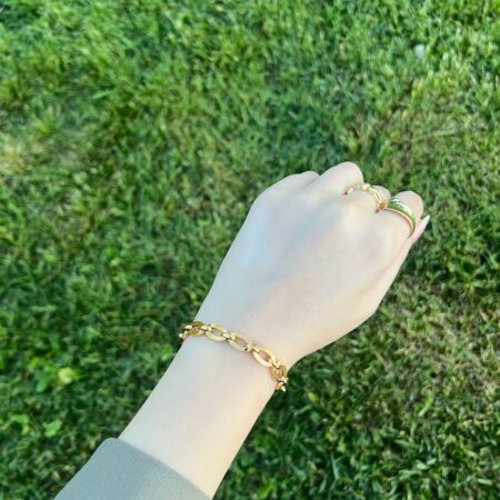 Golden Link Gold Çelik Bileklik