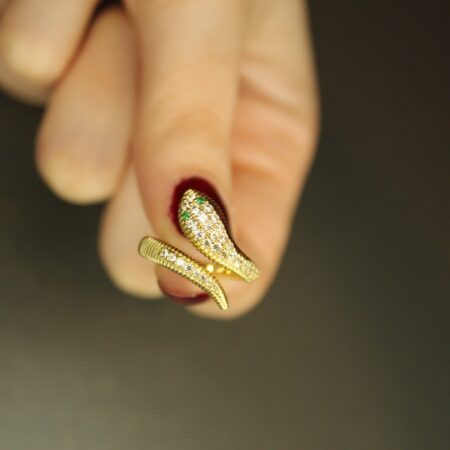 Venom Luxe Gold Çelik Yüzük