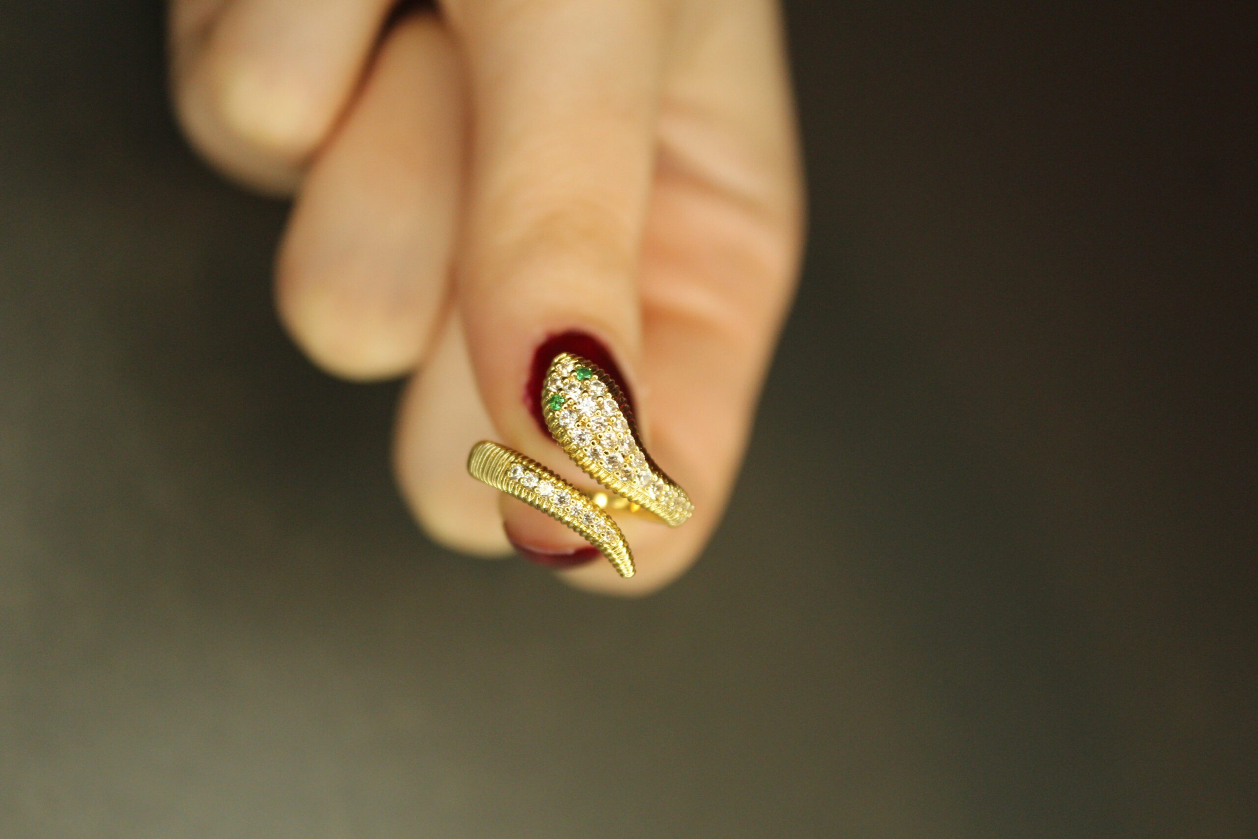 Venom Luxe Gold Çelik Yüzük