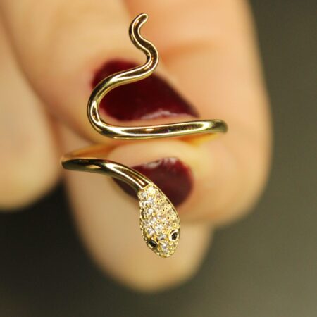Desert Serpent Gold Çelik Yüzük