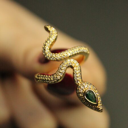 Serpentina Gold Çelik Yüzük
