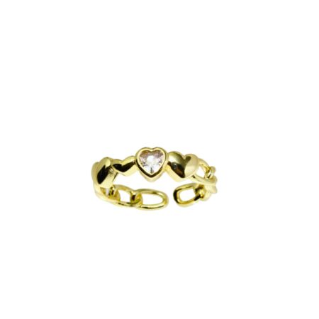 Golden Gaze Gold Kararmaz Çelik Yüzük